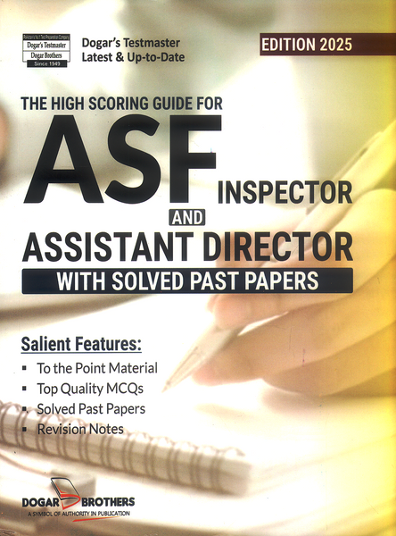 ASF (High Scoring) Inspector And Assistant Director With Solved Papers