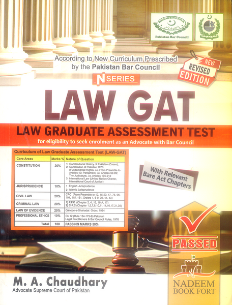 Law GAT (N Series) LAW Graduate Assessment Test