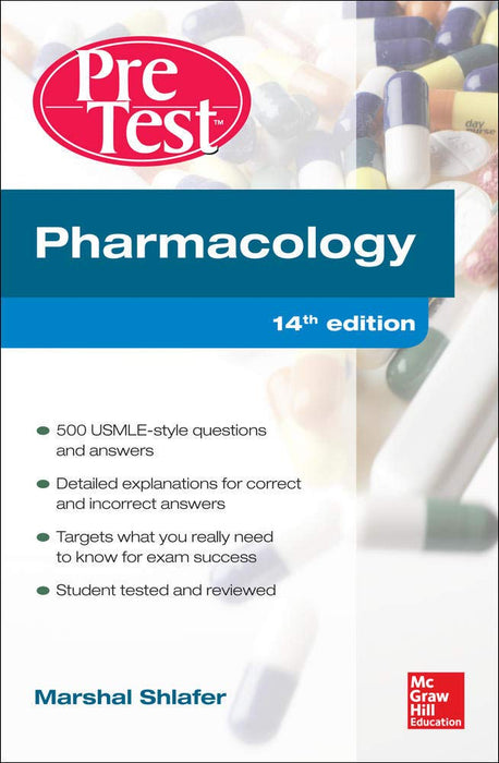 Pharmacology PreTest 14th Edition by Marshal Shlafer (Author) Pharmacology PreTest 14th Edition by Marshal Shlafer (Author)