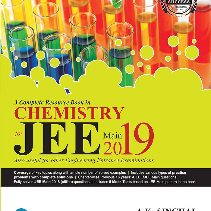 JEE Main For Chemistry 2019:  A Complete Resource Book  JEE Main For Chemistry 2019:  A Complete Resource Book