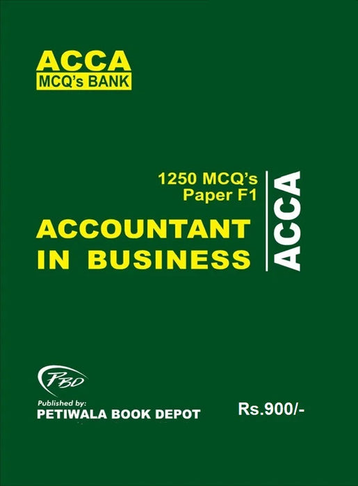 ACCA Accountant In Business ACCA Accountant In Business