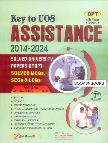 Assistance Key To UOS 4th Year DPT Students Solved Papers 7th Edition