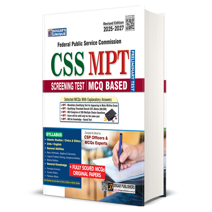 CSS MPT Screening MCQ Based Preliminary Test Preparation Guide CSS MPT Screening MCQ Based Preliminary Test Preparation Guide