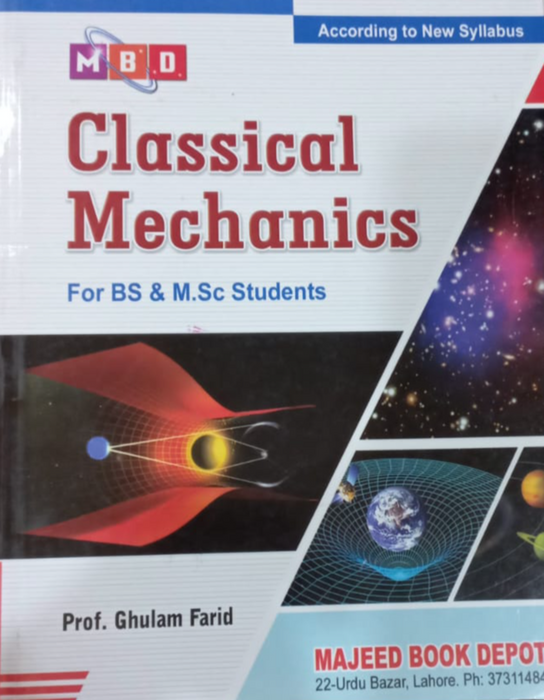 Classical Mechanics For BS M.Sc Classical Mechanics For BS M.Sc