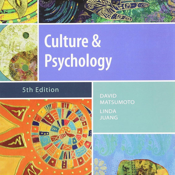 Culture and Psychology 5th Edition Culture and Psychology 5th Edition