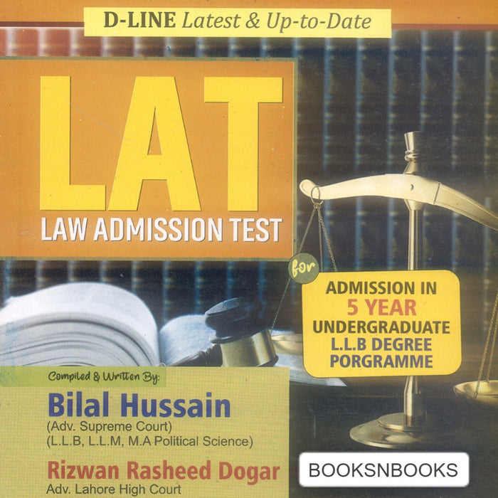 D Line LAT (Law Admission Test) For Admission in 5 Year LLB Program D Line LAT (Law Admission Test) For Admission in 5 Year LLB Program
