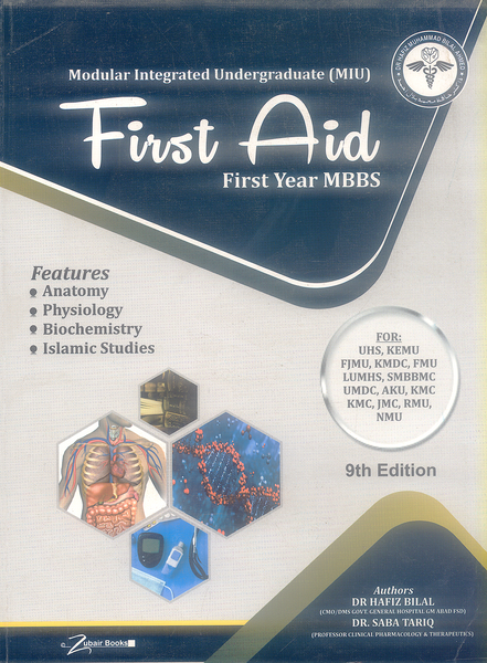 First Aid 1st Year MBBS Past Solved Papers 9th Edition