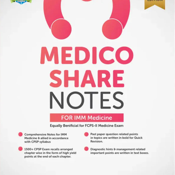 Medico Share Notes For IMM Medicine FCPS-II Medicine Exam Medico Share Notes For IMM Medicine FCPS-II Medicine Exam