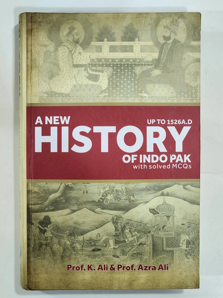A New History Indo-Pakistan With Solved MCQs