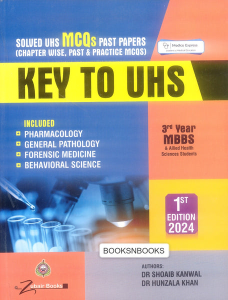 Key To UHS Solved MCQs Past Papers For 3rd Year MBBS