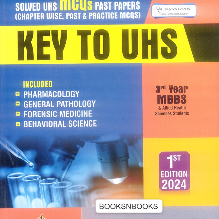 Key To UHS Solved MCQs Past Papers For 3rd Year MBBS Key To UHS Solved MCQs Past Papers For 3rd Year MBBS