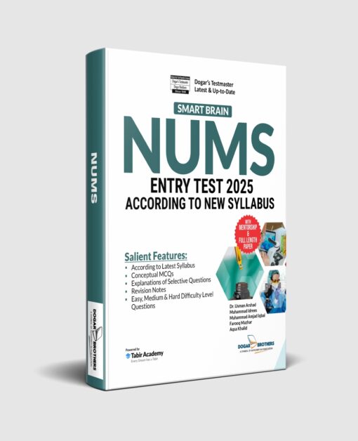 NUMS Entry Test Guide (Smart Brain) by Dr. Usman Arshad  NUMS Entry Test Guide (Smart Brain) by Dr. Usman Arshad