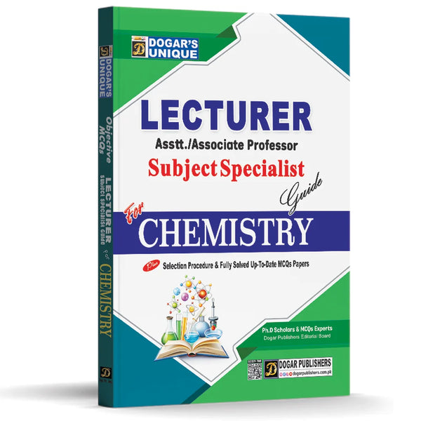 Lecturer Subject Specialist Guide For Chemistry MCQs