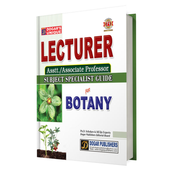 Lecturer Subject Specialist Guide For Botany - Dogar