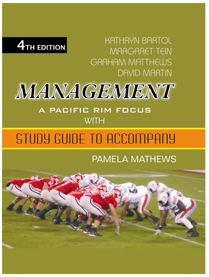 Management: A Pacific Rim Focus With Study Guide To Accompany