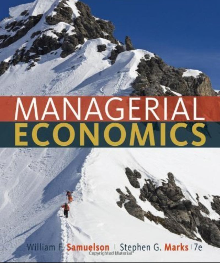 Managerial Economics 7th Edition by William F Samuelson (Author