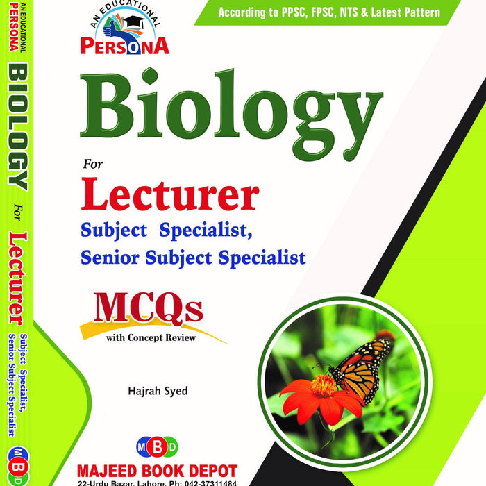 Biology MCQs For Lecturer Subject Specialist  Biology MCQs For Lecturer Subject Specialist