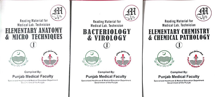 Medical Lab Technician Bacteriology & Virology - I Elementry Anatomy & Micro Techniques - I Elementry Chemistry & Chemical Pathology  Medical Lab Technician Bacteriology & Virology - I Elementry Anatomy & Micro Techniques - I Elementry Chemistry & Chemical Pathology