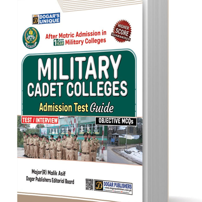 Military Cadet Colleges Admission Test & Interview Guide - DOGAR Military Cadet Colleges Admission Test & Interview Guide - DOGAR