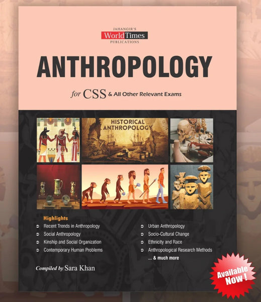 Anthropology For CSS PCS PMS By Sara Khan