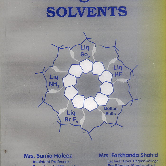 Non Aqueous Solvents Non Aqueous Solvents