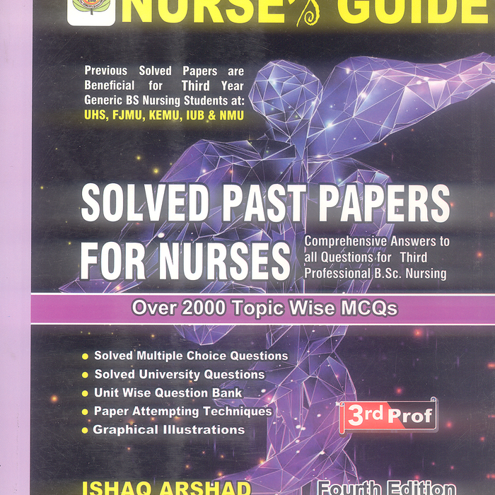 Nurse's Guide Solved Past Papers For Nurses  Nurse's Guide Solved Past Papers For Nurses