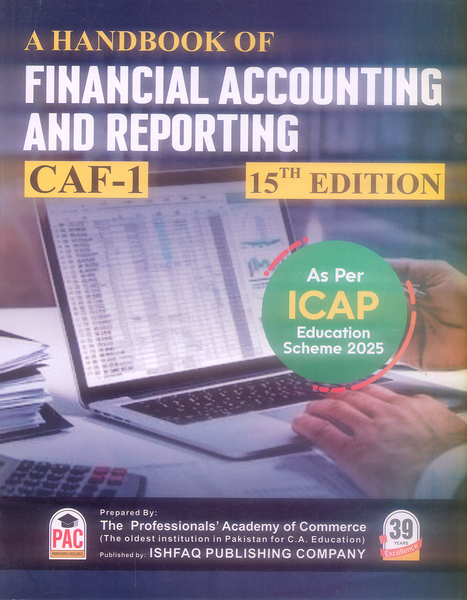 PAC CAF 01 A HandBook Of Financial Accounting & Reporting