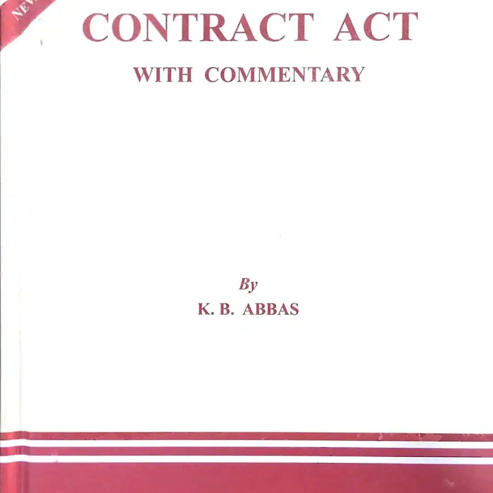 PLD The Contract Act With Commentry PLD The Contract Act With Commentry
