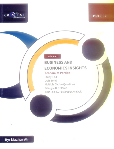 PRC 3  Business And Economic Insights Study Text