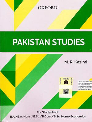 Pakistan Studies by Muhammad Reza Kazimi Pakistan Studies by Muhammad Reza Kazimi