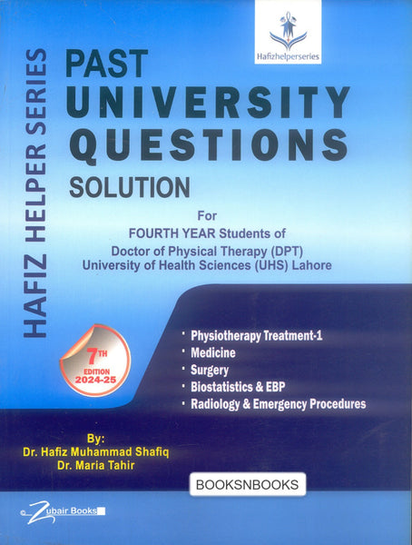 Past University Questions Solution UHS For 4th Year DPT