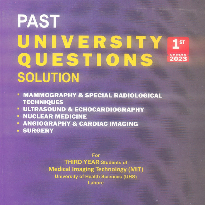 Past University  Questions Solution for 3rd Year MIT  Past University  Questions Solution for 3rd Year MIT