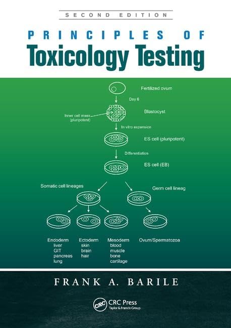 Principles of Toxicology Testing  Principles of Toxicology Testing