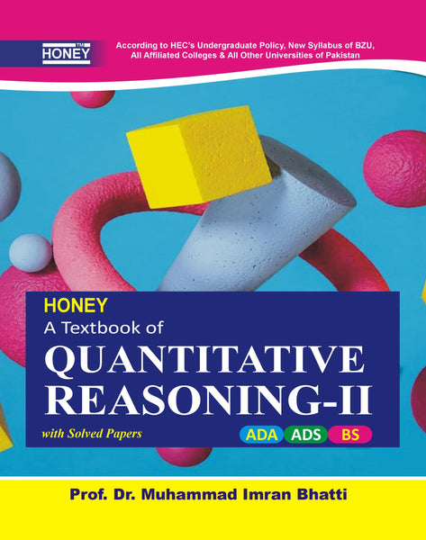 Honey A Textbook Of Quantitative Reasoning - II For ADA ADS BS