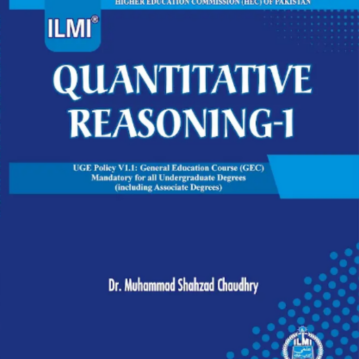Quantitative Reasoning 1 by Dr M Shahzad Chaudhry Quantitative Reasoning 1 by Dr M Shahzad Chaudhry