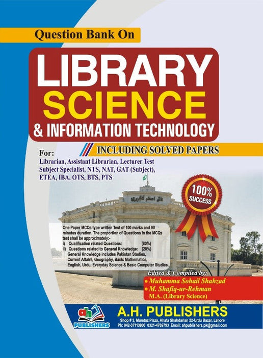 Question Bank On Library Science & Information Technology Question Bank On Library Science & Information Technology