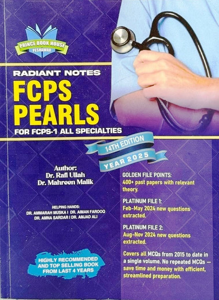 Radiant Notes FCPS PEARLS 14th Edition