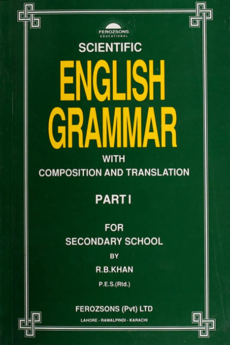 Scientific English Grammar With Composition And Translation Part 1 Scientific English Grammar With Composition And Translation Part 1