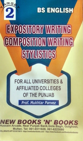 Target Expository Writing Composition Writing Stylistics Book 2 For BS