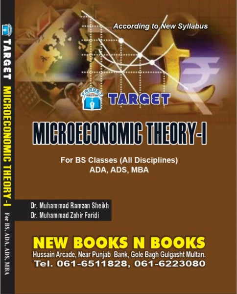 Target Microeconomic Theory - I For ADA ADS BS