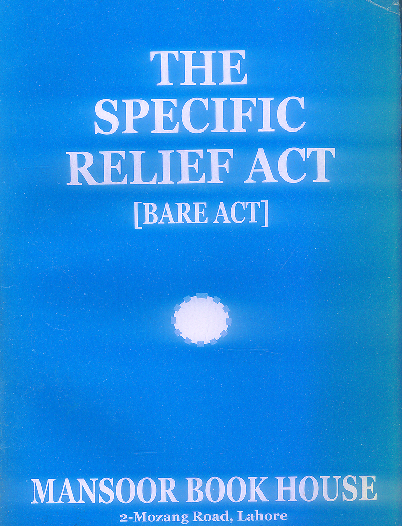 The Specific Relief Act (Bare Act) – BooksNbooks