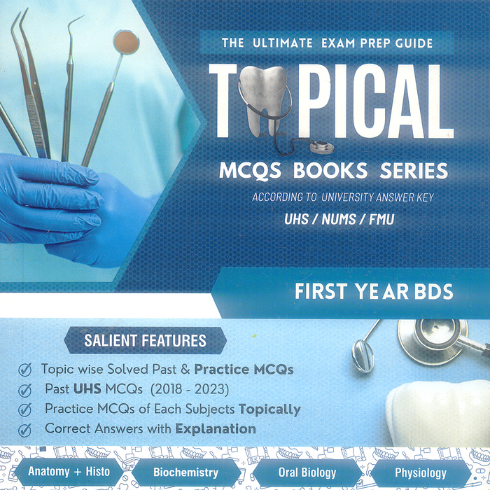 Topical MCQs Books Series 1st Year BDS (BDS Cafeteria) Topical MCQs Books Series 1st Year BDS (BDS Cafeteria)