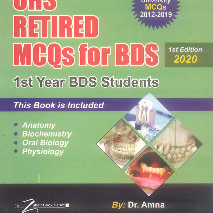 UHS Solved Papers  Retired MCQs For 1st Year BDS  UHS Solved Papers  Retired MCQs For 1st Year BDS