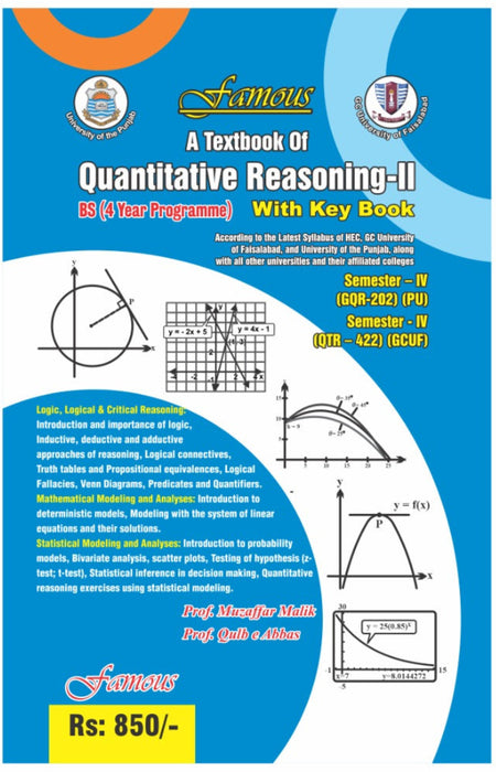A Textbook Of Quantitative Reasoning-II BS (4 Year Programme) With Key Book A Textbook Of Quantitative Reasoning-II BS (4 Year Programme) With Key Book