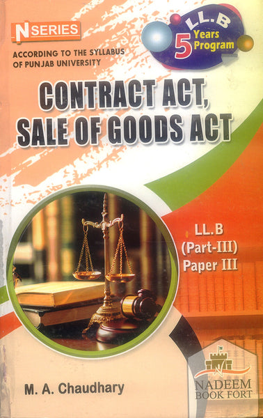 Contract Act and Sale of Goods Act  For LLb (N Series)