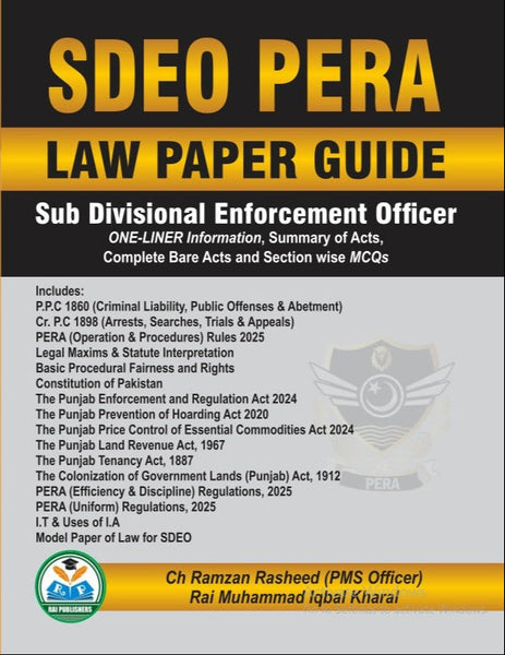 SDEO PERA Law Paper Guide