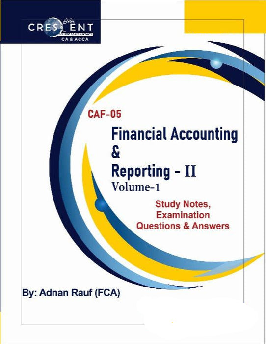 CAF 05 Management Accounting - Crescent CAF 05 Management Accounting - Crescent