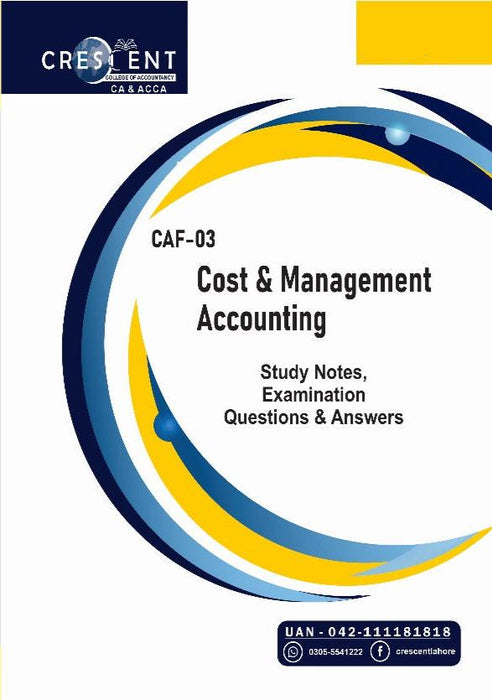 Cost And Management Accounting Cost And Management Accounting
