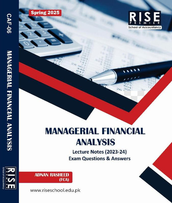 CAF - 06 Managerial And Financial Analysis CAF - 06 Managerial And Financial Analysis