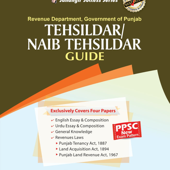 Tehsildar/ Naib Tehsildar Guide PPSC - JWT Tehsildar/ Naib Tehsildar Guide PPSC - JWT